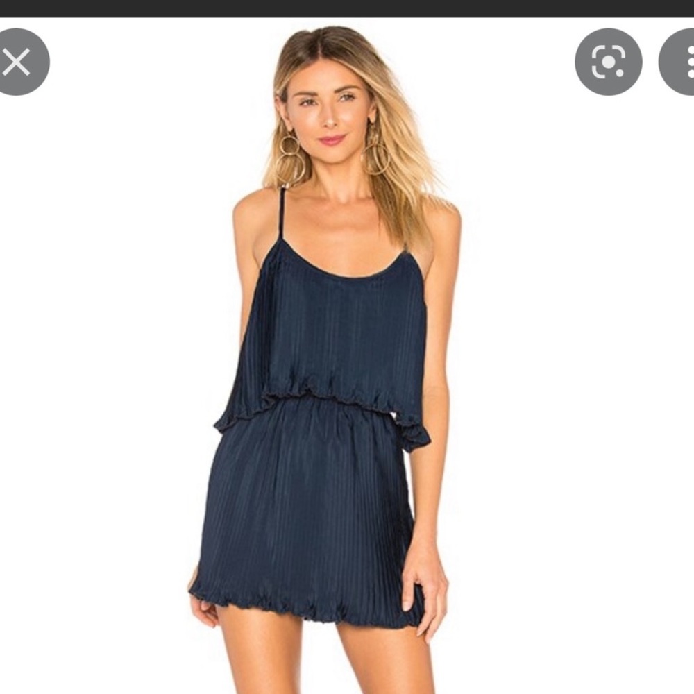 Super Down pleated dress.